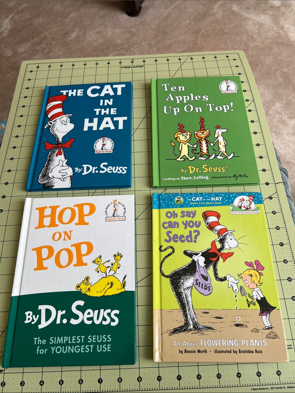 Dr. Seuss Hardcover Book Set - Blue, Green, White, Yellow Covers